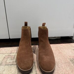 Brown Suede Chelsea Boots